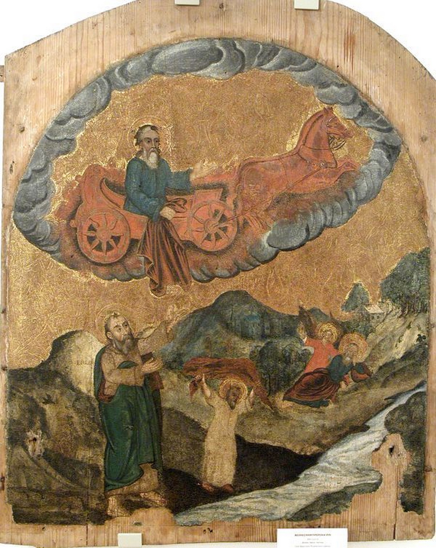 Fiery Ascension of the Prophet Elijah - Icons